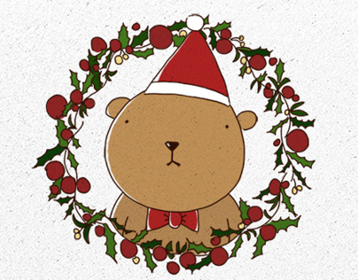 RED HAT BEAR | MARRY CHRISTMAS~