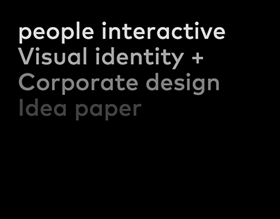 Corporate Redesign of agency people interactive
