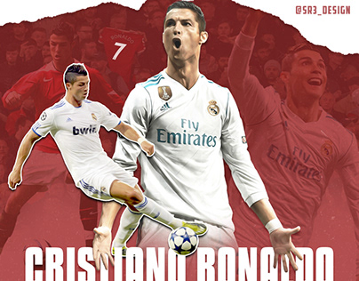 Cristiano Ronaldo The Goat Poster Design