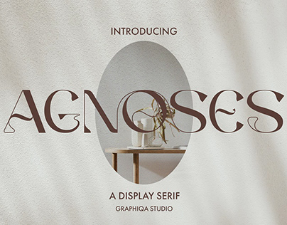 Agnoses - Display Typeface