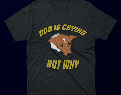 Vector Typography Dog T shirt Design Behance