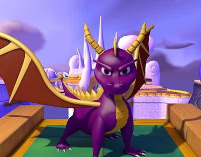 Modellazione 3D - Spyro the Dragon