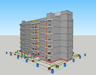 Compatibilização 3D - Edifícios de multiplus andares