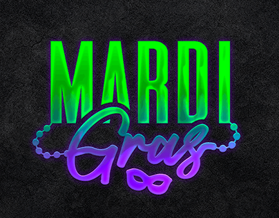 Mardi Gras Rediseño de Logotipo