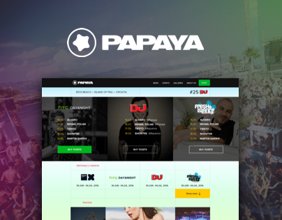 Papaya Club - Website redesign