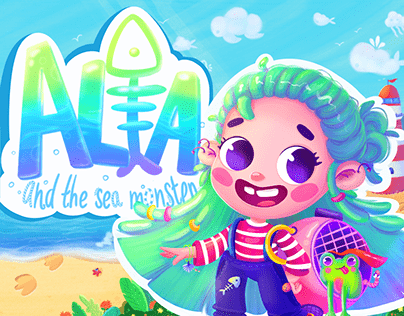 Children's book: Alia and the sea monster