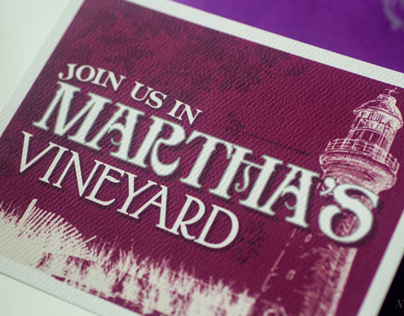 Martha's Vineyard Fairytale Wedding Invitation