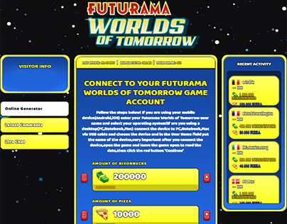 Futurama Worlds of Tomorrow Hack Cheat Online Generator