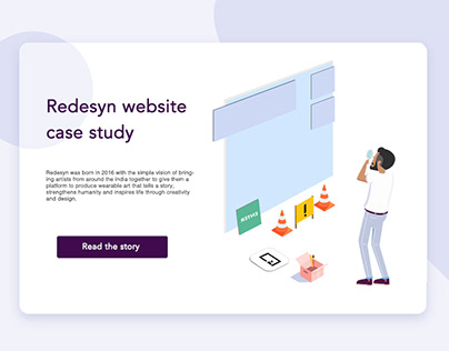Redesyn website case study - complete workflow