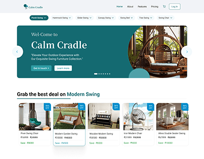 Calm Cradle Website