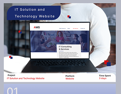 IT Solution and Technology Website Landing Page