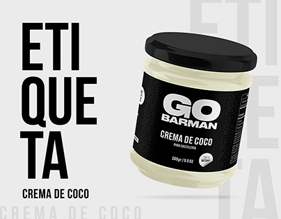 CREMA DE COCO - ETIQUETA