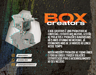 Box Creators - Suas ideias fora da caixa