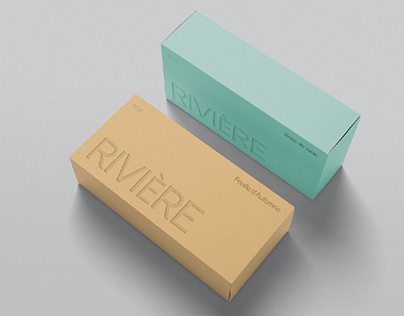 Rivière - minimal perfume packaging