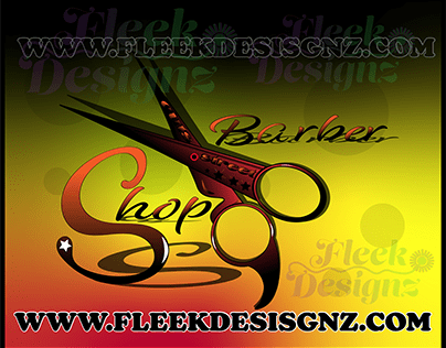 Scissors Barber Shop Style
