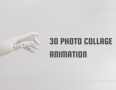 3D photo collage animation