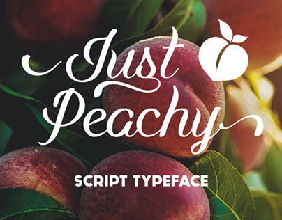 Just Peachy - Script Typeface
