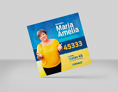 Campanha eleitoral: vereadora Maria Amélia