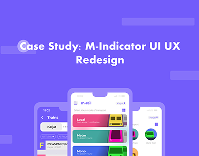 M-Indicator app UI UX redesign