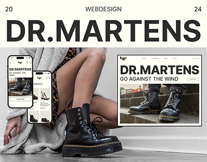 Website Dr.Martens Web Design E-commerce
