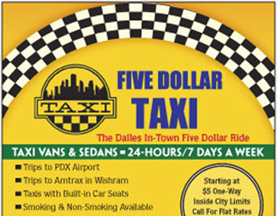 Five Dollar Taxi Ad