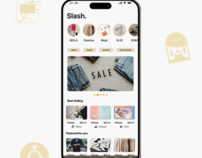 Redesign the Home page for Slash App