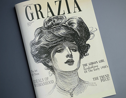 GRAZIA | Gibson Girl | Advertisement Design