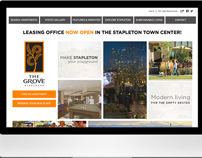 The Grove at Stapleton Town Center web site