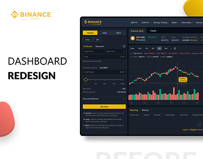 Binance Futures - Dashboard | Redesign