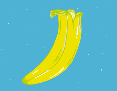 Peeling Banana Frame by Frame Animation