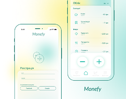 Redesign app Monefy