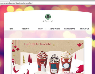 Starbucks Website