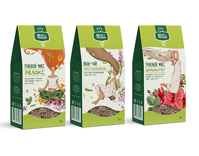 Herbal Tea Package design