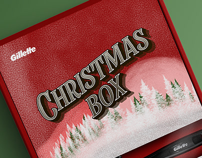 Gillette christmas gift box