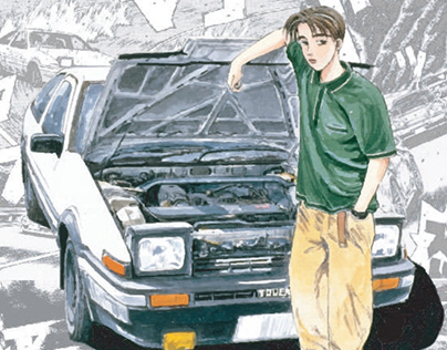 Initial D posters