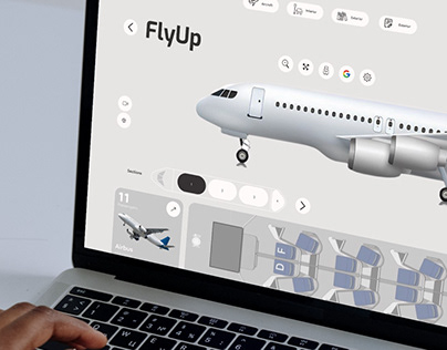 FlyUp airlines | Ul/UX Design, Mobile App Design