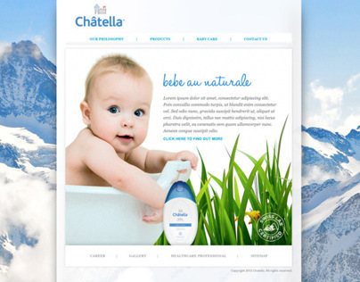 Chatella Website (Baby product)