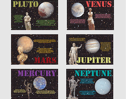 solar system planets & the gods they're named after