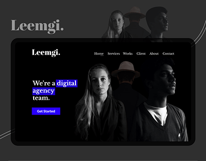 Leemgi | Digital Agency Landing Page
