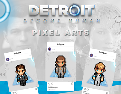 DETROIT BECOME HUMAN | PIXEL ARTS