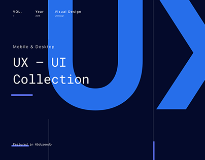 – UX UI / Collection / Vol. I
