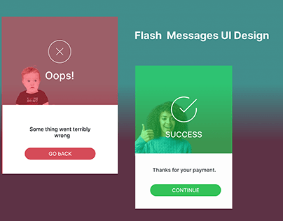 Flash Messages UI Design