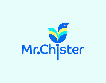 Logo for the cleaning company Mr. Сhister