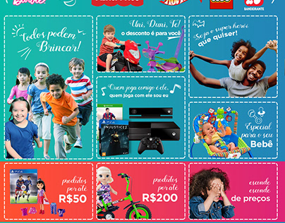 Campanha de dia das crianças 2017 - Casas Bahia