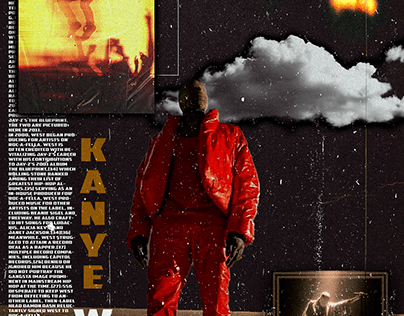 Project thumbnail - Kanye West Poster Design