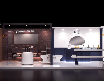 Jaquar and VIC exhibition stall design