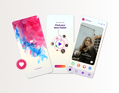 Datting Mobile App UI Design