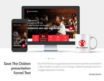 Save the children - Funnel - Landing Page - UX