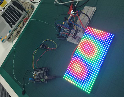 Voice Controlled LED Display
