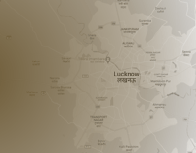 Tourist Map of Lucknow